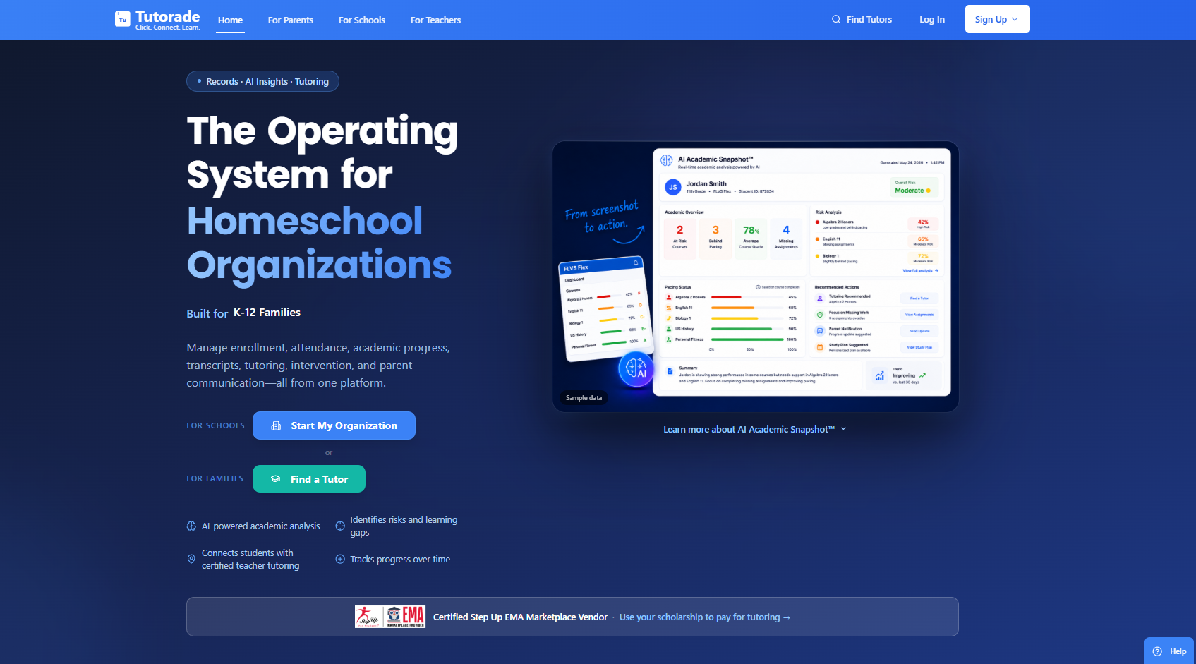 Tutorade Platform